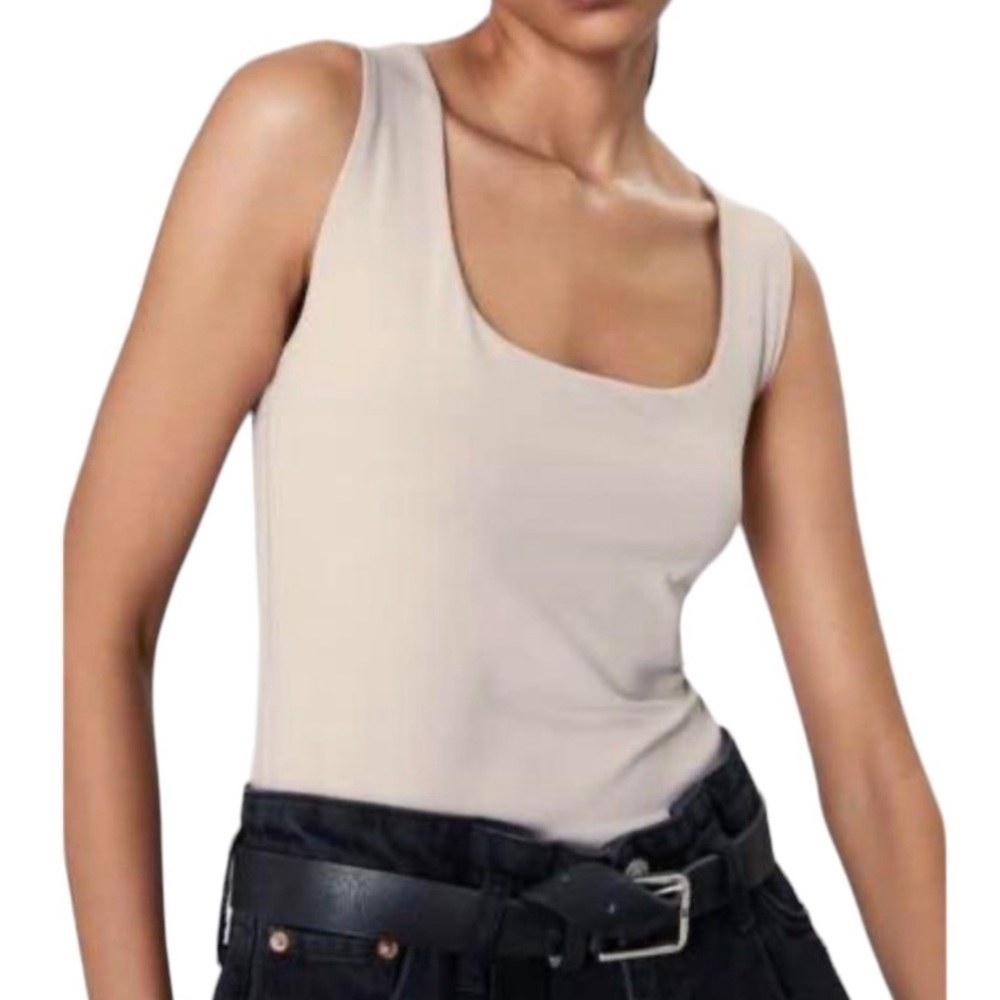 Zara Cream Tank Top